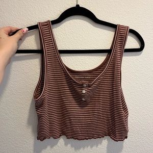 American Eagle Large Button Down Tank